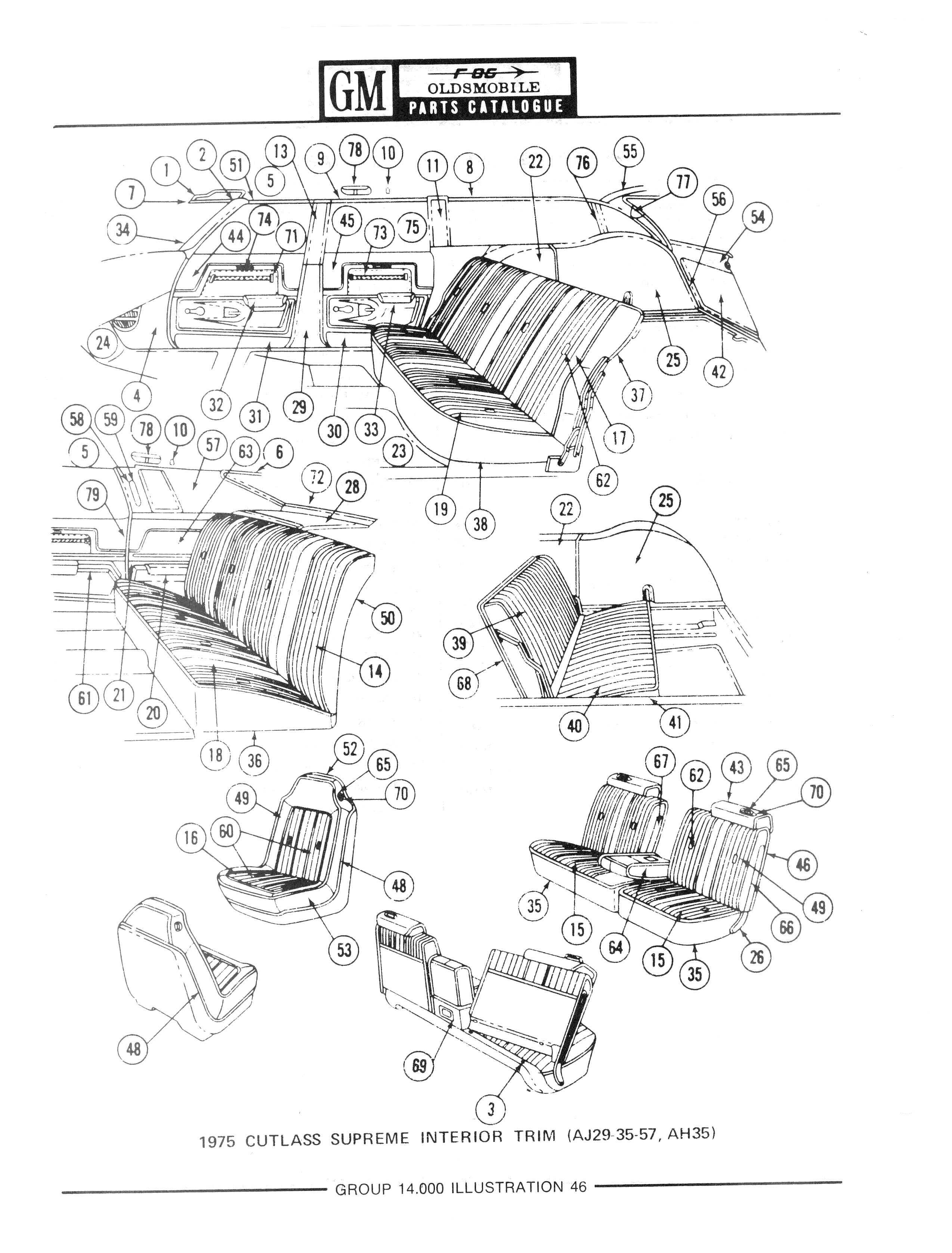 64-76 Olds F-85 Cutlass Parts Manual / F85-Yellow0934.jpg